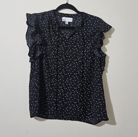 Nordstrom Rack Polka Dot Blouse - Picture 1 of 3